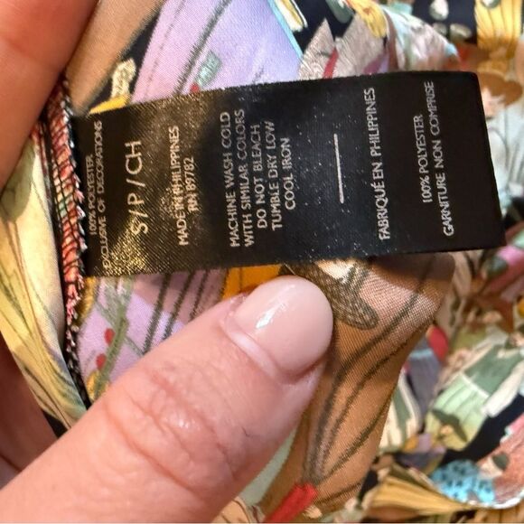 Natori Dynasty Zip Caftan Size Small - Picture 5 of 6